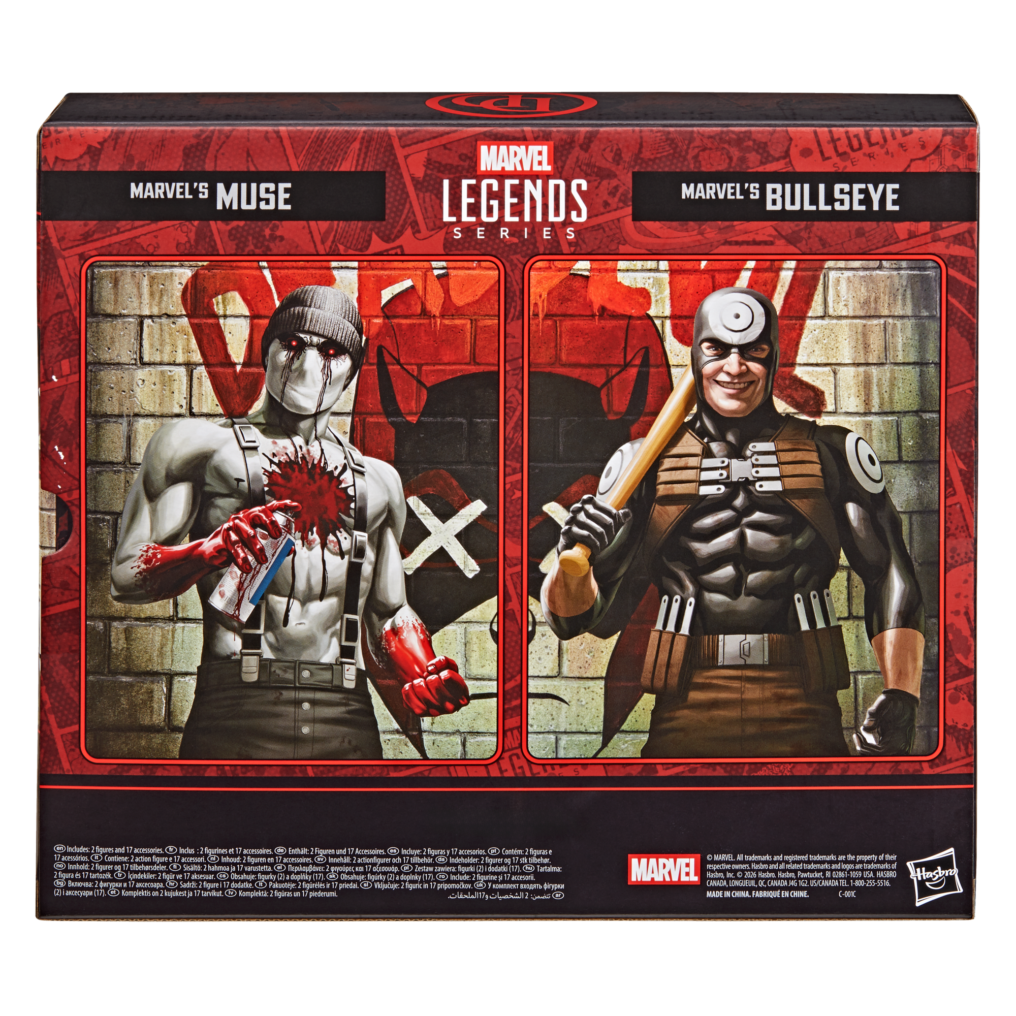 Marvel Legends Series Marvel’s Bullseye and Marvel’s Muse