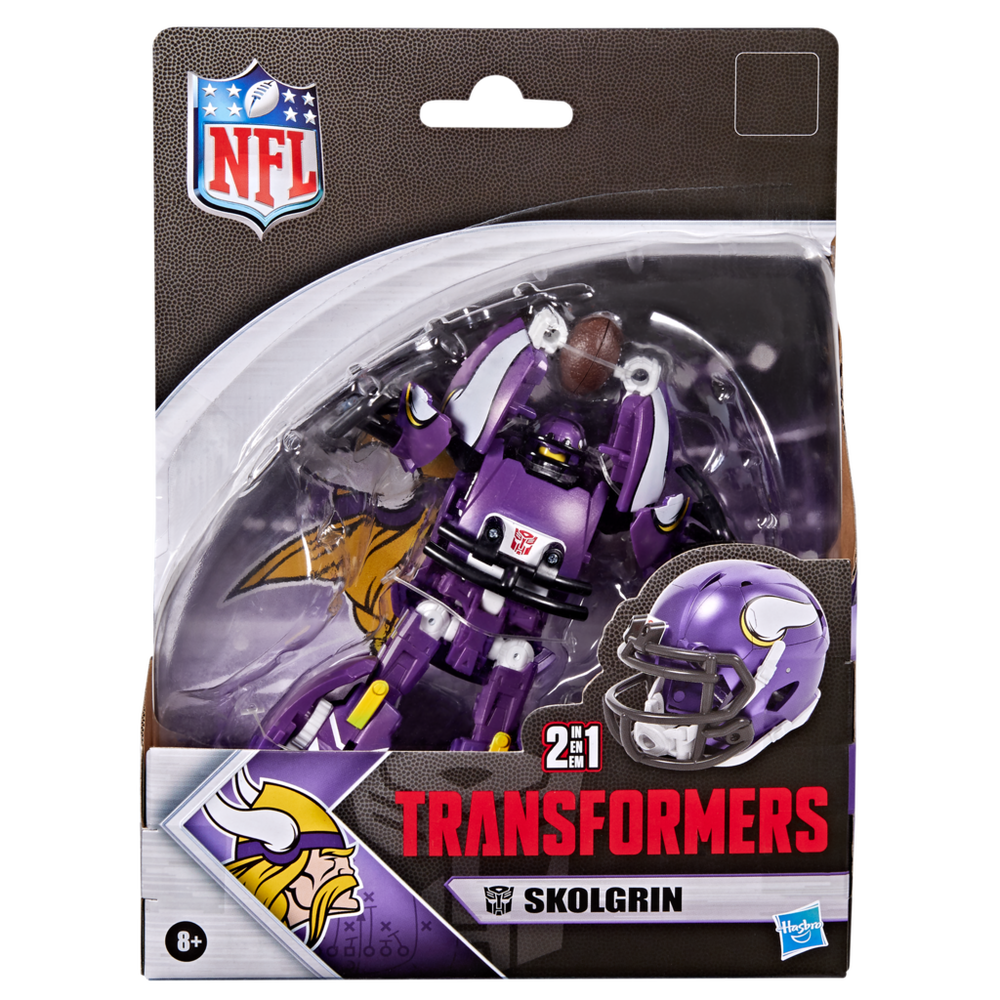 Transformers NFL Minnesota Vikings Skolgrin